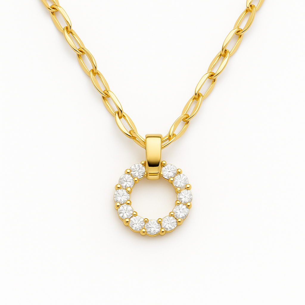 Elegant Light Luxury Necklace with Micro-Inlaid Zirconia