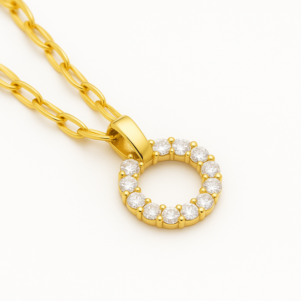 Elegant Light Luxury Necklace with Micro-Inlaid Zirconia
