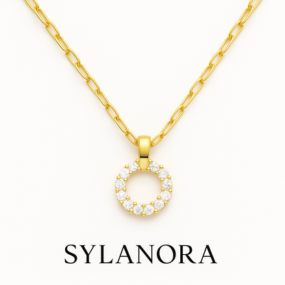 Elegant Light Luxury Necklace with Micro-Inlaid Zirconia