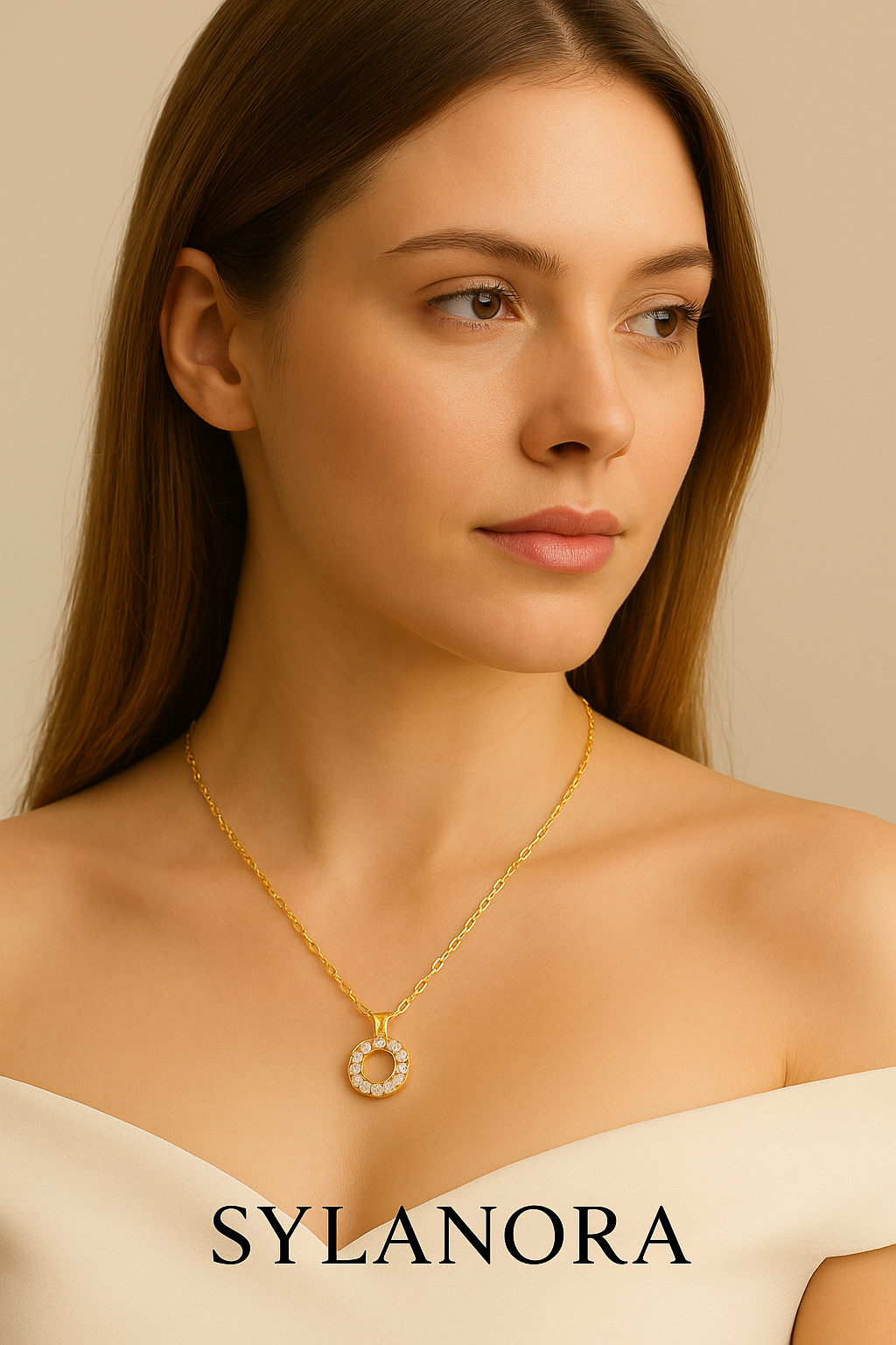 Elegant Light Luxury Necklace with Micro-Inlaid Zirconia