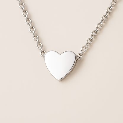 Unisex 14K Gold-Plated Heart Choker Necklace – Elegant & Sustainable Style