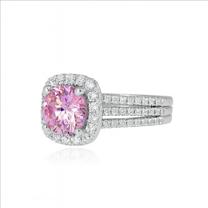 SYLANORA™ "LILIE & WHITE" – Elegant Engagement Ring with Brilliant Cubic Zirconia